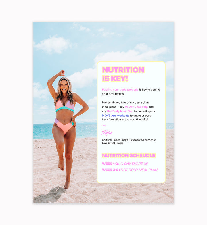 Summer Shape Up Nutrition Plan